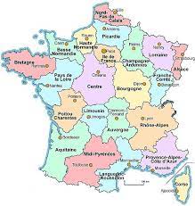 The vast majority of france's territory and population is situated in western europe and is called metropolitan france , to distinguish it from the country's various overseas polities. Harta Frantei Cu Regiuni Map Paddle Boarding Sup Paddle Board