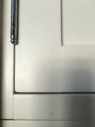 Finish with a flat topcoat of the base color brushed on perpendicular to the glaze. Hairline Cracks In Painted Kitchen Cabinets Gaper Kitchen Ideas