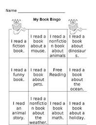 Book Bingo Card Indpendent Reading Bingo Cards Elementary Reading Homeschool Reading