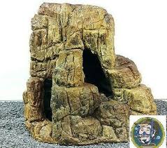 Fresh Water Aquarium Extra Large Rock Cave Big Beige Tan Fish Tank Shelter Hide Affilink Petsupplies Fresh Water Fish Tank Fish Tank Aquarium