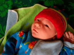 Baby arrives in time for the holidays