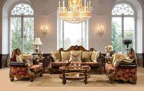 Handcrafted Maharaja Sofa Set Set Ruang Keluarga Ruang Keluarga Mewah Desain Sofa