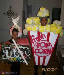 You can easily adapt this for different sizes/ages and genders by buying larger or smaller sizes or using pants instead of a skirt. Popcorn And M M S Costumes For Kids