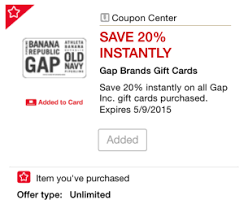 Old navy e gift card (gift cards) подсказки сообщества. Gap Giftcards 20 Discount At Safeway Up To 6 Profit Doctor Of Credit