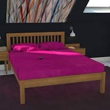 Search product garment household health & beauty food found muji muji green idée. 3d Model Realtime Muji Oak Double Bed With Pink Bedlinen