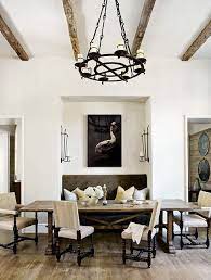 Modern Spanish Style Dining Room Design Modern Spanish Style Banquette Dining
