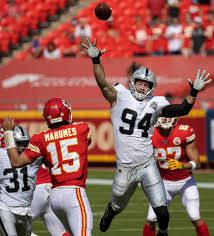 Nassib (toe) is active for sunday's game against tampa bay. Las Vegas Raiders Defensive End Carl Nassib 94 Tries To Bat Down A Pass From Kansas City Chie Las Vegas Review Journal