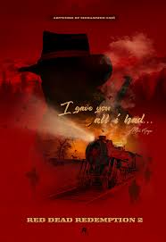 Red Dead Redemption 2 Poster Fan Artwork Red Dead Redemption Red Dead Redemption Quotes Red Dead Redemption Art