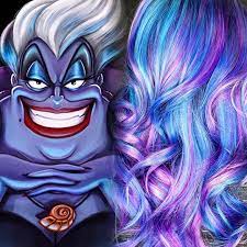 Katelyn Wolf On Instagram Ursula Disneypoplocks Joico Whocuts Winterhair Edgy Transformation Unicornt Vivid Hair Color Rainbow Hair Color Disney Hair