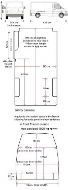 Transitvandimensions Ford Transit Ford Transit Camper Transit Camper
