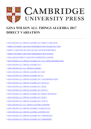 Gina wilsonall things algebra llc 2012 2016 worksheets. Gina Wilson All Things Algebra 2015 Answer Key Unit 2