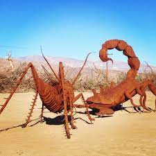 Borrego Springs Ca Metal Sculptures In The Desert Metal Yard Art Outdoor Sculpture Outdoor Art