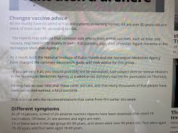Four days before new year's eve, inoculation with the pfizer/biontech vaccine began in norway. Bt545ikvmpxksm