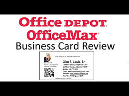 Their complimentary rewards program and free shipping on most orders can. Review On Office Depot Business Cards Youtube
