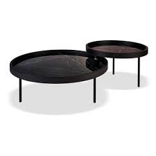 Moving table should always look refreshing, unique and elegant, as that is where you would sit for a fresh cup of coffee and feel rejuvenated. Contemporary Coffee Table H630 Luna Ronald Schmitt Design Wood Veneer Lacquered Mdf Lacquered Metal