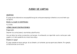 Check spelling or type a new query. Tarea 2 3 Juego De Cartas E Instrucciones
