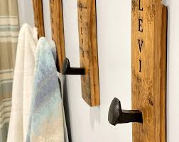 Reclaimed Barn Wood Bathroom Shelves Etsy In 2020 Towel Hanger Whiskey Barrel Unique Towels