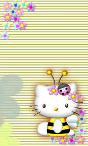 Choose from a curated selection of pink wallpapers for your mobile and desktop screens. Hello Kitty Bee Mobile Phone Wallpapers 480x800 Mobile Hd Wallpaper Di 2021 Wallpaper Hello Kitty Anak Kucing Wallpaper Lucu
