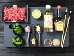 Tartare De Boeuf A La Thai Arome Saveur Maggi Anne Helene Tartare De Boeuf Recette Tartare Boeuf Recette De Tartare