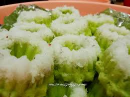 Resepi kuih puteri ayu bahan 2 biji telur 1 sk pewarna hijau 1 sb ovalette 1 cwn gula halus 2 cwn tepung gandum (ayak). Resepi Kuih Puteri Ayu Sukatan Cawan