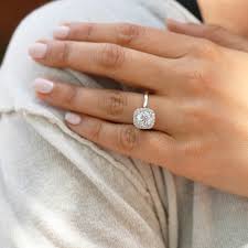 The band width measure 1.8mm. Round Single Halo Setting Custom Lab Diamond Engagement Ring