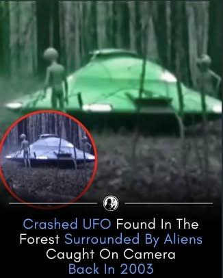 Can this really be a 'UFO crash site' found in woods near Cornwall? Have a look and see what you think 👽🛸😲