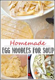 Homemade Egg Noodles For Soup Easy Chicken Or Turkey Noodle Soup Recipe By Hip2save Noodle Recipes Homemade Homemade Noodles For Soup Easy Homemade Noodles