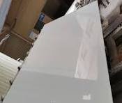 Pure White Crystal White Artificial Composite Marble Slabs
