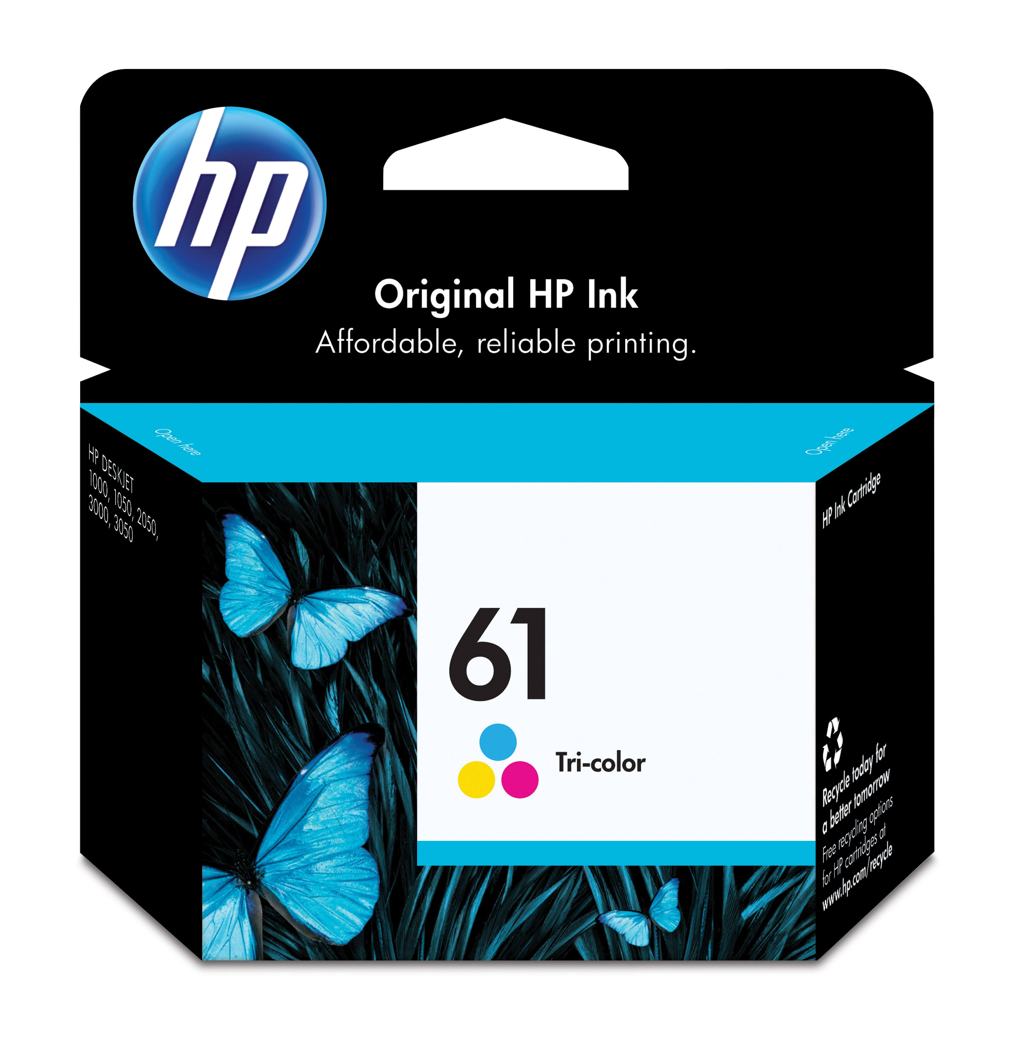 HP 61 Ink Cartridge Tri-Color ch562wn
