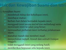 Misalnya tidak membenarkan lelaki yang bukan mahram atau. Tugas Dan Tanggung Jawab Suami Istri Menurut Islam Enak