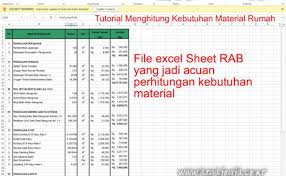 Please fill this form, we will try to respond as soon as possible. Contoh Rab Rumah Type 45 Excel Barisan Contoh Cute766