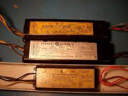 Old Fluorescent Ballasts From The 50s 60s And 70s Electrician Talk