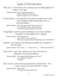 List Of Attention Getters Hooks And Sentence Starters In Interesting Introductions Meets Multiple Writing St Essay Paragraph Essay Reflective Essay Examples