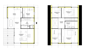 gezinswoningen in modern houtbouwsysteem plattegrond huisplattegronden floorplan