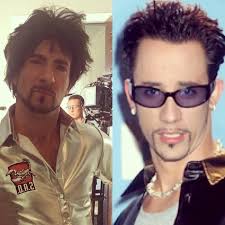 Who did the boyband look better me or AJ Mclean? #backstreetsback  #notalright