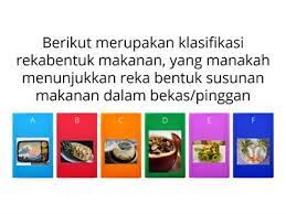 Tahun 4 Kuiz Rbt Reka Bentuk Makanan Sumber Pengajaran