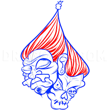 More images for shrunken head tattoo » How To Draw Shrunken Heads Shrunken Heads Step By Step Drawing Guide By Dawn Dragoart Com
