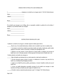 Maybe you would like to learn more about one of these? Health Care Surrogate Form Fill Online Printable Fillable Blank Pdffiller