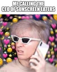Roblox ban face 2012 on my roblox avatar. Woah Sunscreen Eater Imgflip
