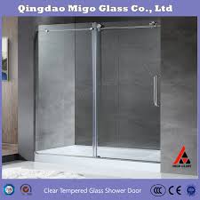 China 1 4 Inch 3 8 Inch 1 2 Inch Tempered Glass Shower Door Single Sliding Frameless Shower Door Glass Shower Panel Shower Screen Shower Room China Shower Glass Shower Doors