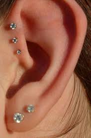 Nur Swarovski Circle Crystal Ear Piercing Ideas Jewelry 16g Earring Mybodiart Piercing Kulak Piercingleri