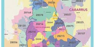Charlotte Nc Zip Code Map Map Of Charlotte Nc Zip Codes North Carolina Usa