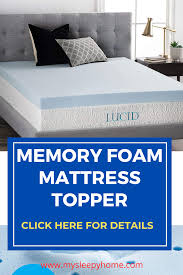 Lucid Memory Foam Mattress Topper Review In 2020 Mattress Topper Reviews Memory Foam Mattress Topper Mattress
