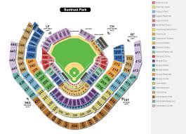 Clean Interactive Seating Chart Turner Field Braves Seating