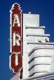 Art Theater Sign Robert Landau Photography Long Beach California Long Beach Hotel California