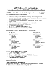 Check spelling or type a new query. Rubric Cell Model Project Cell Nucleus Cell Biology