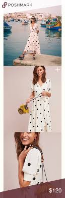 Anthropologie S Breanna Polka Dot Wrap Dress Polka Dot Dress Dot Dress Popular Dresses