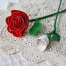 Look at how pretty these flowers are! Duct Tape Roses A Lovely Homemade Gift Idea For All Occasions