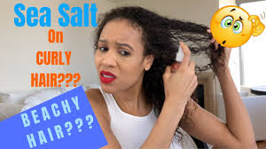 I would keep an eye on your hair, and if you notice excessive drying, try deep conditioning and maybe using less of the product. Sea Salt Spray On Natural Curly Hair Captain Blankenship Shimmer Sea Salt Spray Rose Gold Sunset Youtube