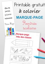 Vous voulez marquer votre page mais ne savez pas comment ? Marque Pages A Colorier Pour La Rentree Scolaire 5 Coloriages Cabane A Idees